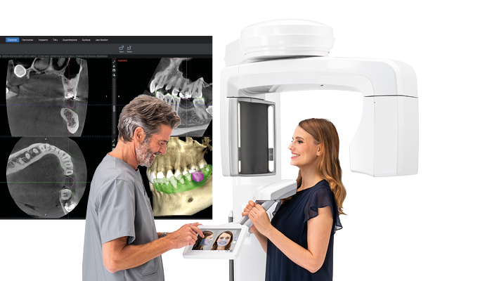 TAC Cone Beam 3D (OPT, TELECRANIO)