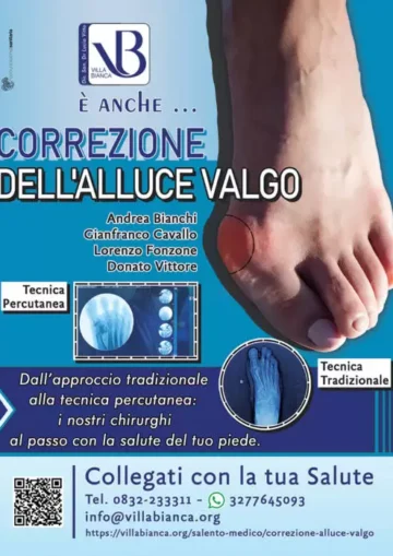 Correzione dell’alluce valgo