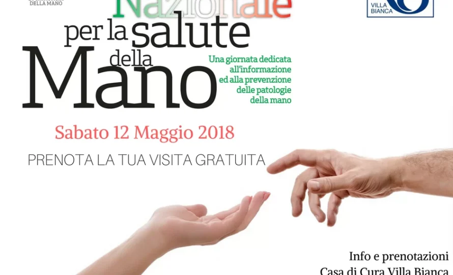 Giornata Nazionale per la Salute della Mano