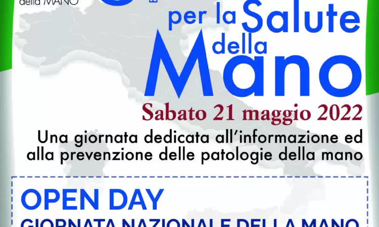 Sabato 21 Maggio Villa Bianca aderisce alla VIII edizione della Giornata Nazionale per la Salute della Mano.