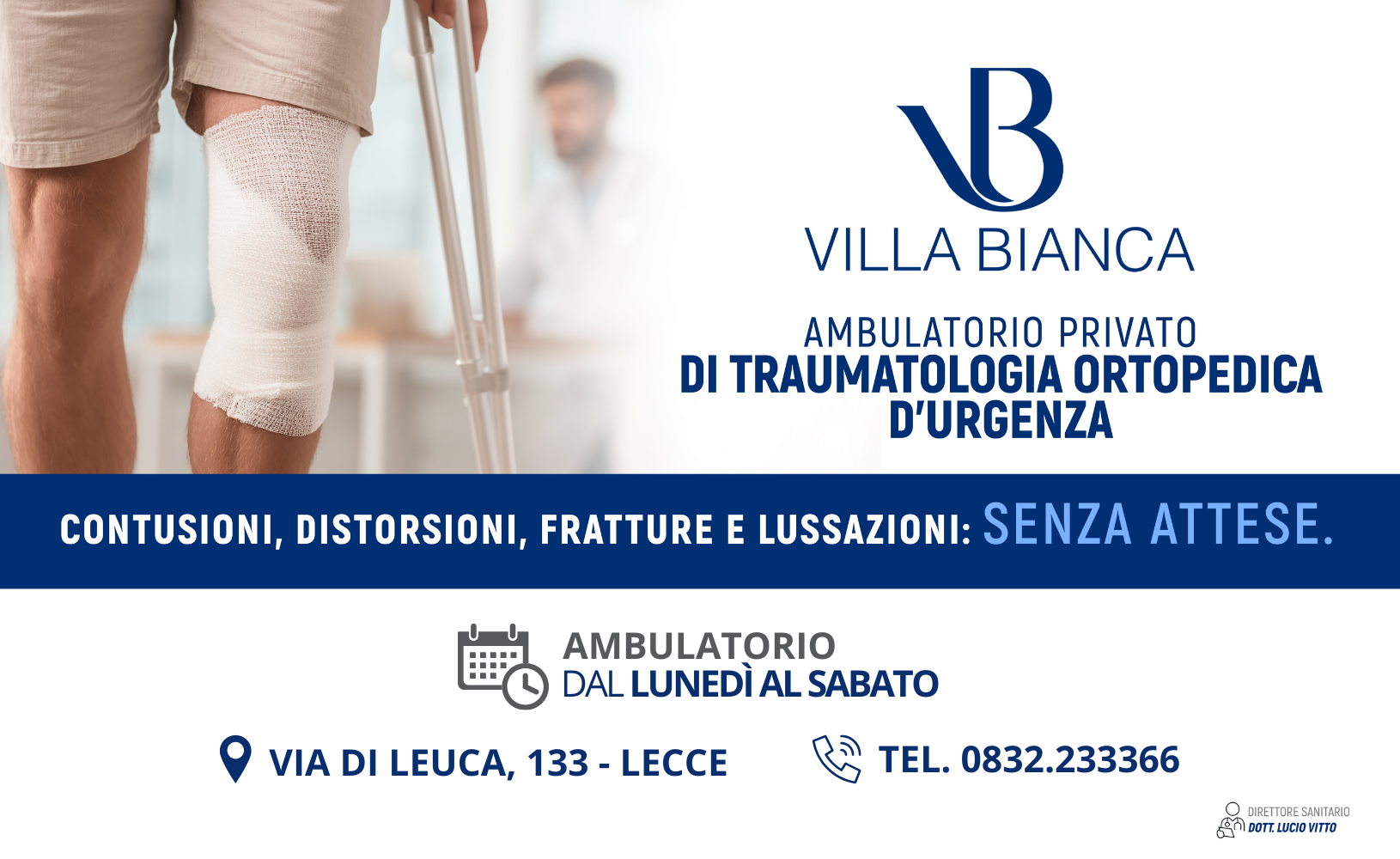Ambulatorio di Traumatologia Ortopedica d&rsquo;urgenza