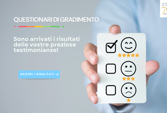 Questionari di gradimento: grazie per la vostra fiducia!
