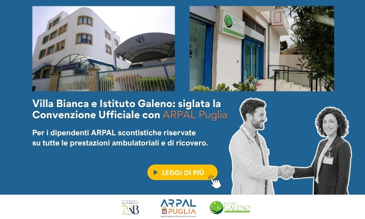 Villa Bianca e Istituto Galeno: siglata la Convenzione Ufficiale con ARPAL Puglia