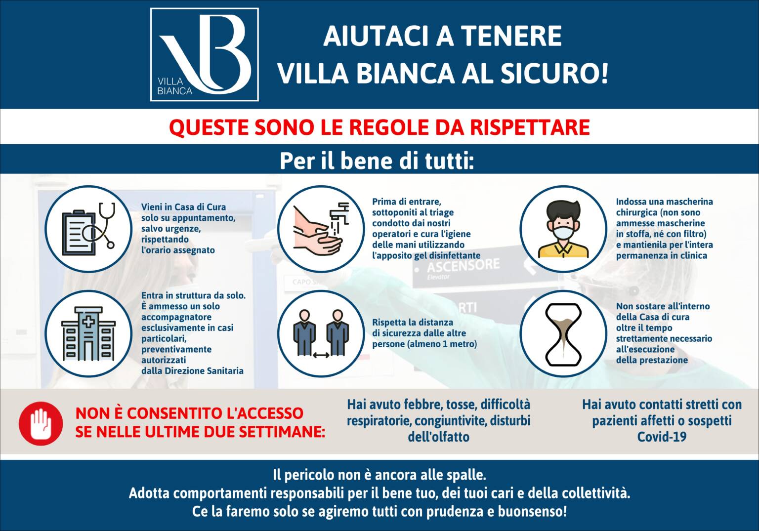 Regole da rispettare - Villa Bianca - Casa di Cura a Lecce