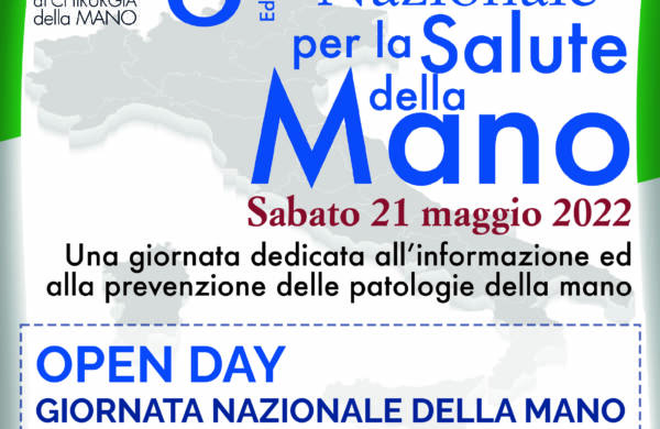 Sabato 21 Maggio Villa Bianca aderisce alla VIII edizione della Giornata Nazionale per la Salute della Mano.