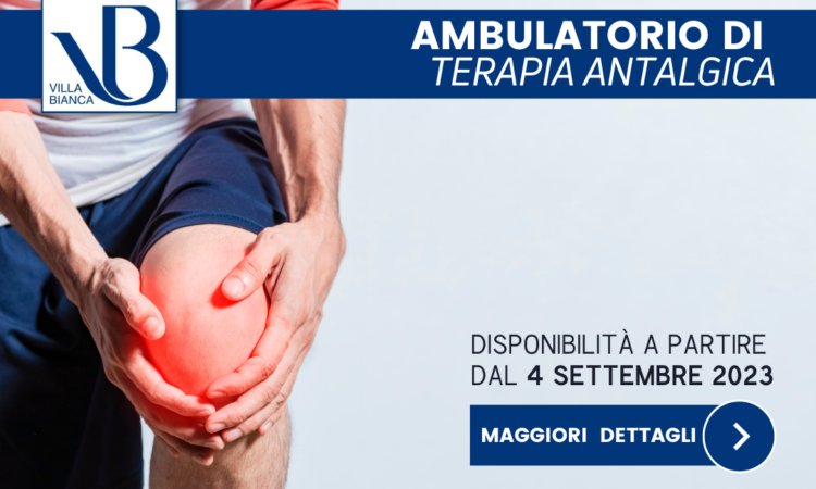 Trattamento del dolore: dal 4 Settembre riparte l’ambulatorio di Terapia Antalgica con il Dott. Vincenzo Lucio Caroprese.