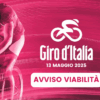 Avviso viabilità Giro d’Italia 2025
