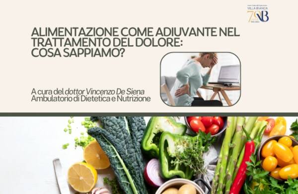 Alimentazione come adiuvante nel trattamento del dolore: cosa sappiamo?