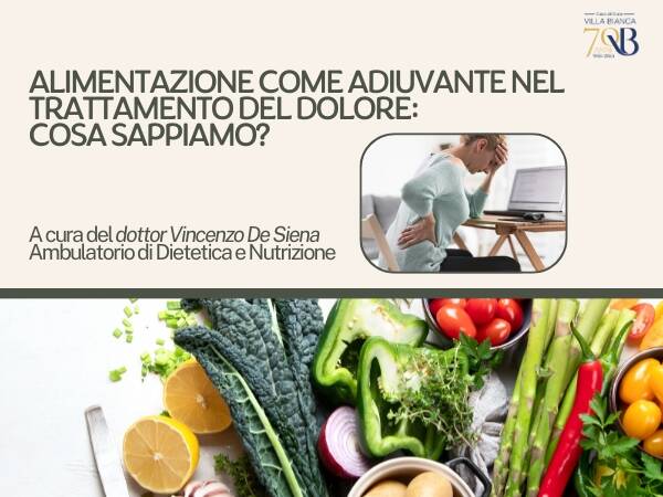 Alimentazione come adiuvante nel trattamento del dolore: cosa sappiamo?